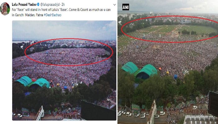 Did Lalu try to inflate rally turnout with doctored image?