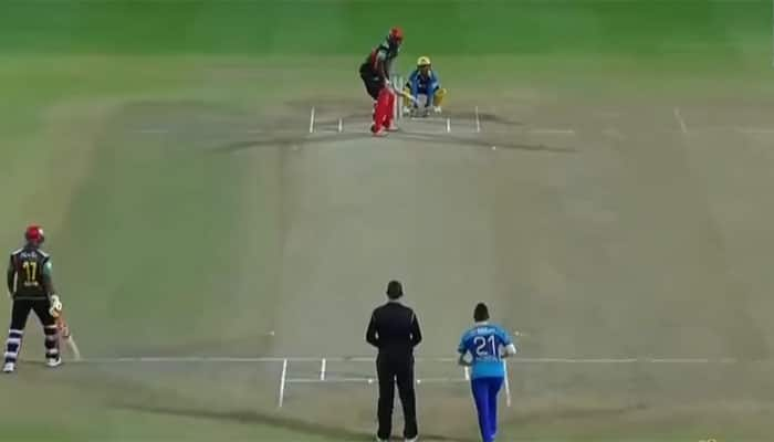 Watch: 11 balls, 5 wides, 1 six, 1 wicket! Chris Gayle, Evin Lewis face most eventful over