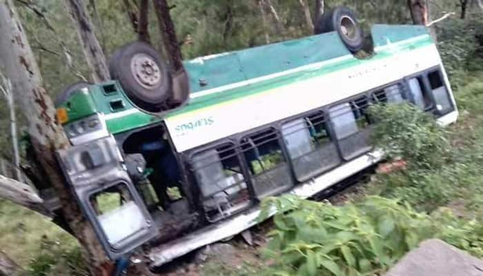 Himachal Pradesh: Two dead, 25 injured as bus overturns in Dalhouise