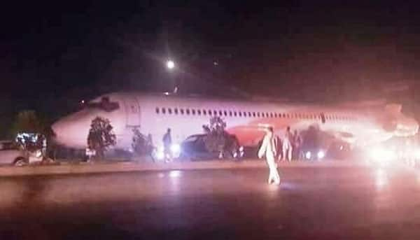 Airplane on Kabul road sends residents into panic mode