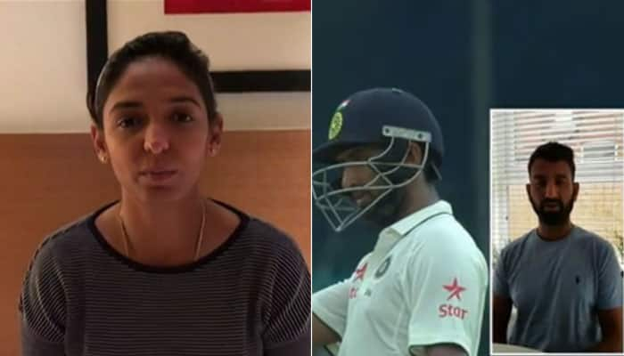 Watch: Arjuna Awardees Harmanpreet Kaur, Cheteshwar Pujara thank fans for unconditional love