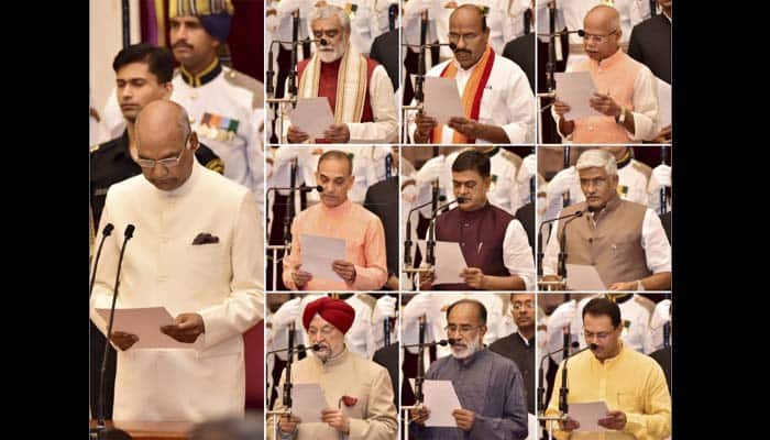 Cabinet reshuffle 2017: Here&#039;s list of new ministers, their portfolios
