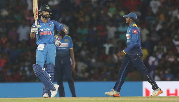 SL vs IND: Virat Kohli en route to equal Sachin Tendulkar&#039;s record of most ODI centuries against Sri Lanka 