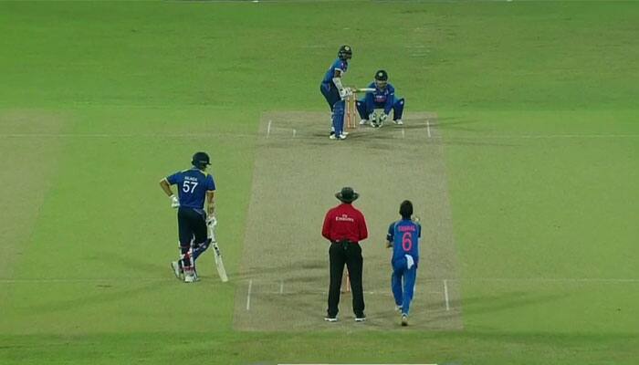 Watch: MS Dhoni&#039;s &#039;world record&#039; breaking 100th stumping in India&#039;s 5th ODI against Sri Lanka