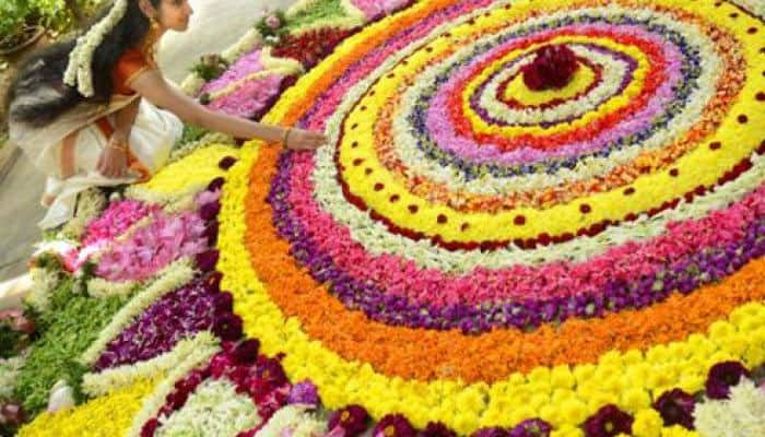 Onam festival was celebrated with traditional gaiety, religious fervour