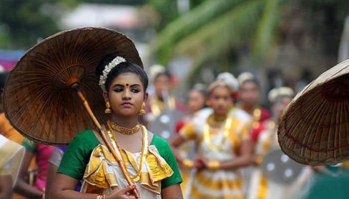 Onam festival was celebrated with traditional gaiety, religious fervour