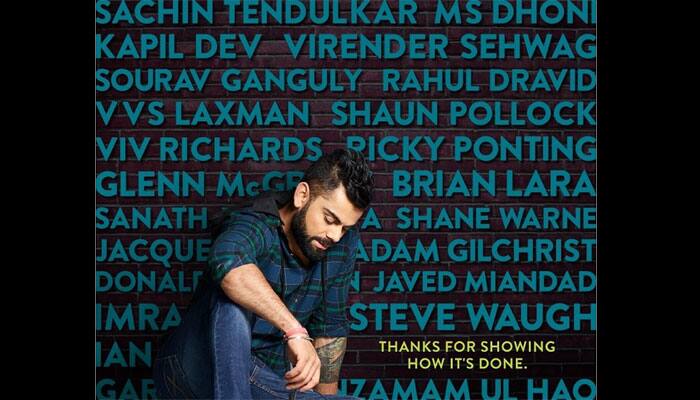 See pic: Virat Kohli thanks his cricket &#039;teachers&#039; for showing how it&#039;s done