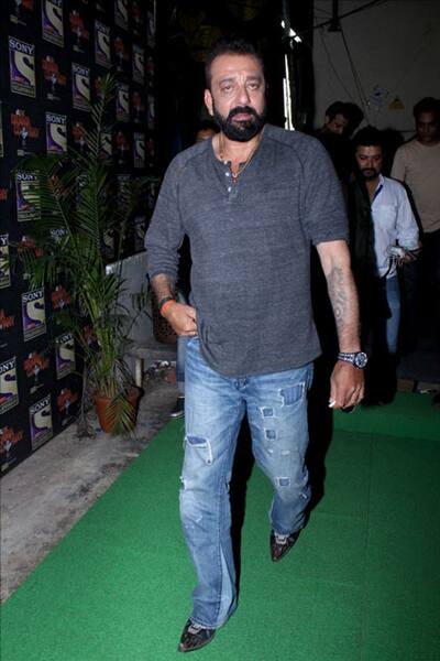 Sanjay dutt during the promotion