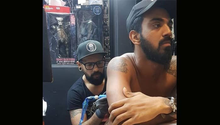 KL Rahul gets tattoo of his dog Simba on back, posts picture on Twitter