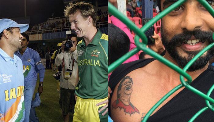 See pic: When Brett Lee met Sachin Tendulkar&#039;s &#039;Biggest Fan&#039;