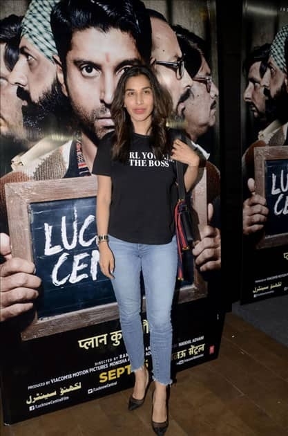 Singer Sophie Choudry during the special screening of upcoming film Lucknow Central