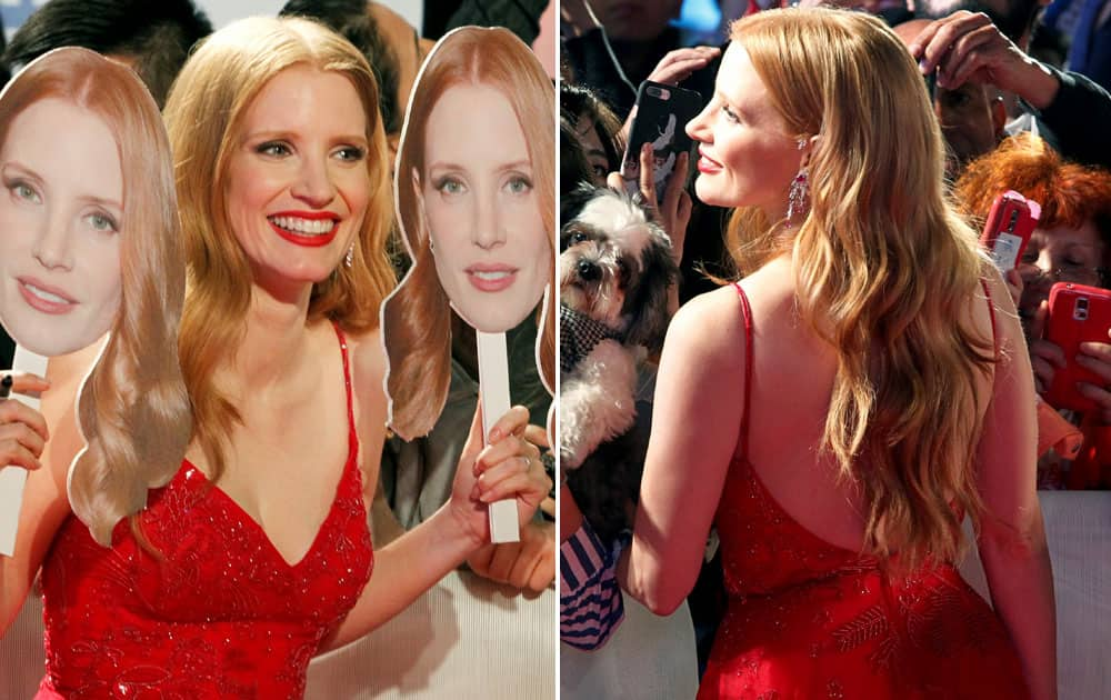 Actor Jessica Chastain arrives at the premiere of the film 