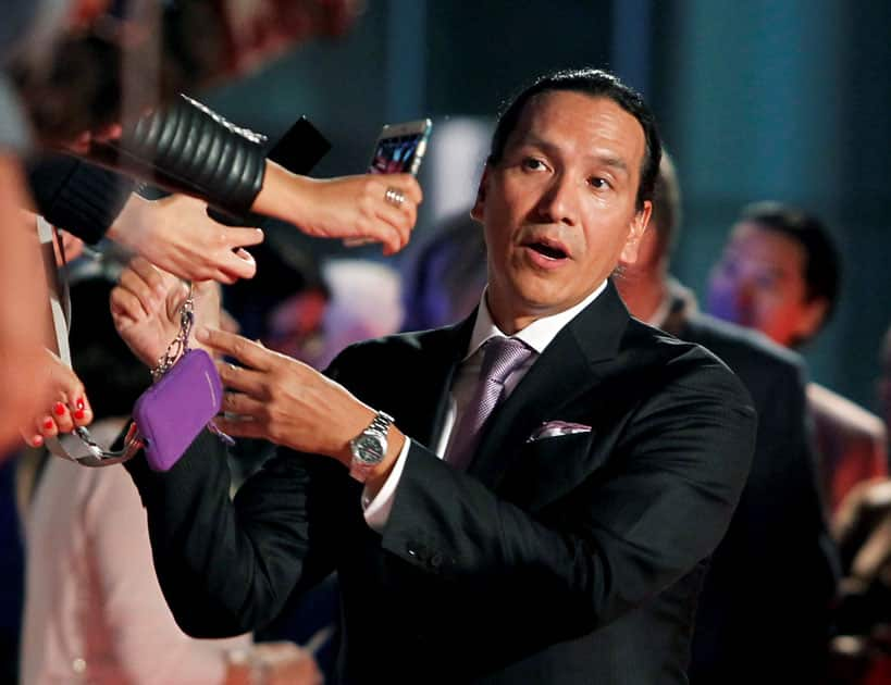 Actor Michael Greyeyes arrives at the premiere of the film 