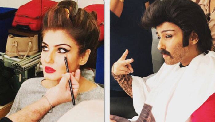 Raveena Tandon looks like Anil Kapoor at Farah Khan&#039;s &#039;Lip Sing Battle&#039;