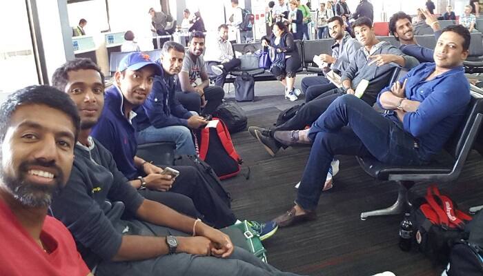 Watch: Indian squad reaches Canada for challenging Davis Cup tie