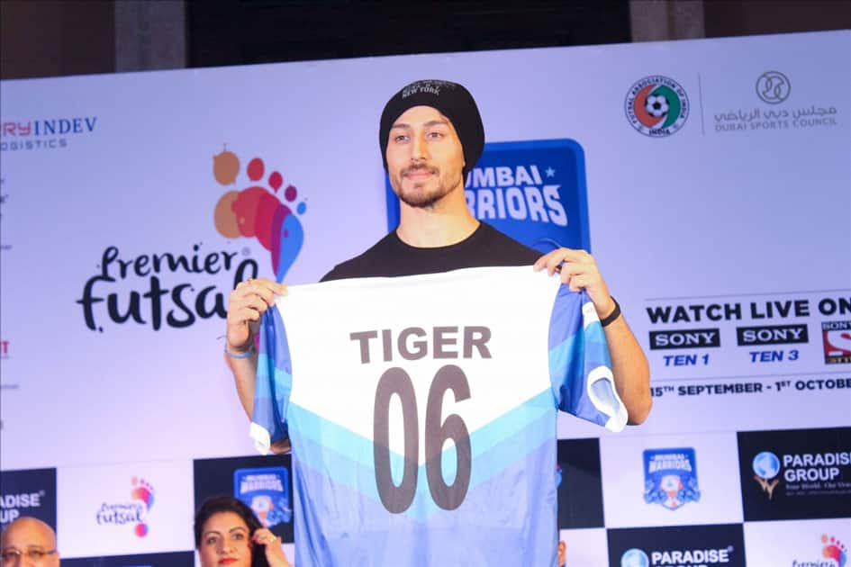 Actress Tiger Shroff during the launch of 