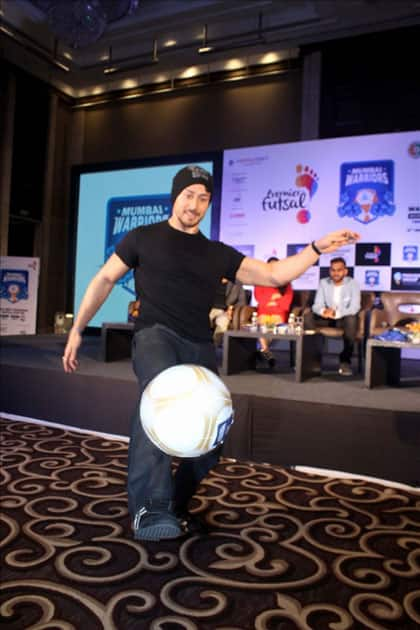 Actress Tiger Shroff during the launch of 