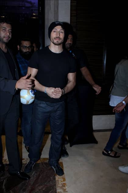 Actress Tiger Shroff during the launch of 