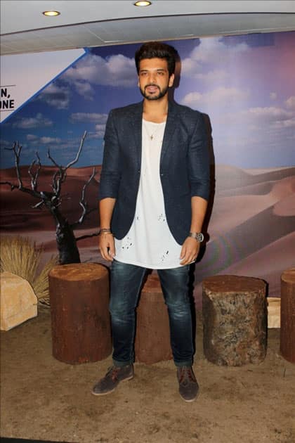 Actor Karan Kundra during the interview of Web-series 