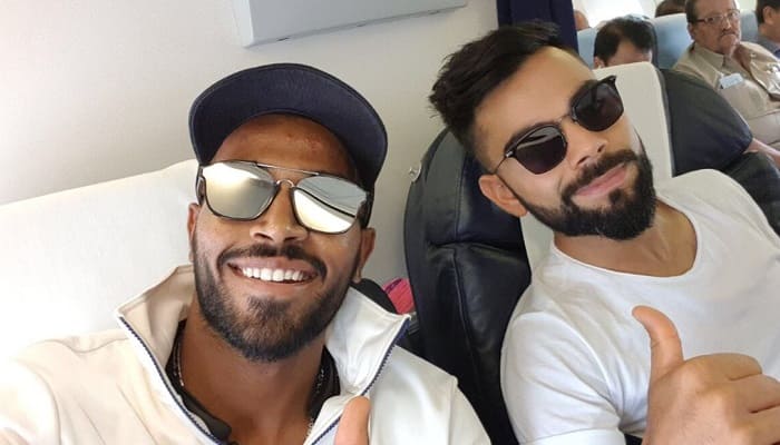 Hardik Pandya posts selfie with captain Virat Kohli while departing for Chennai