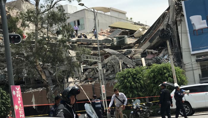 More than 100 dead in major earthquake near Mexico City