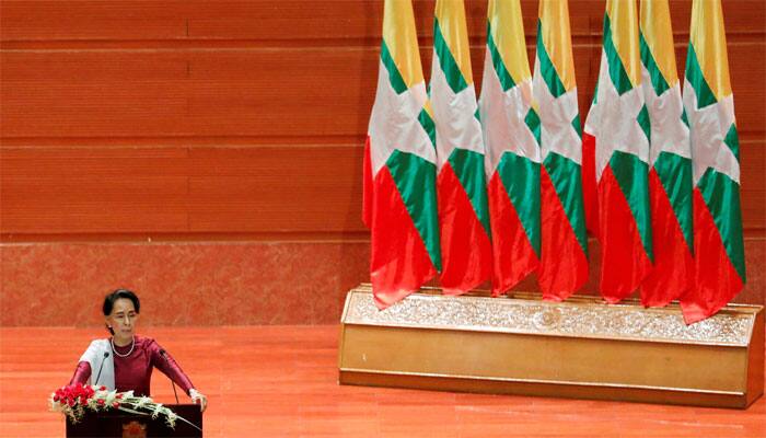 Myanmar&#039;s Suu Kyi denies going &#039;soft&#039; on military