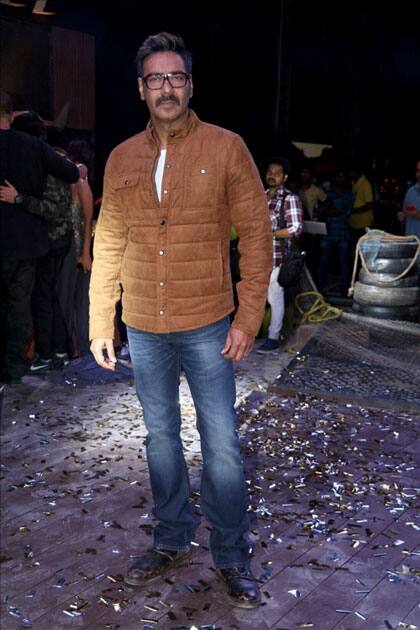 Actor Ajay Devgan during the promotion of his upcoming film 