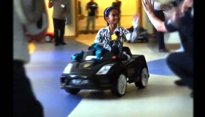 Watch: San Diego hospital lets kids drive to the operation theater