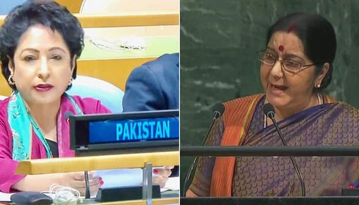 Pakistan rakes up Kashmir issue yet again in response to Sushma Swaraj&#039;s speech at UN