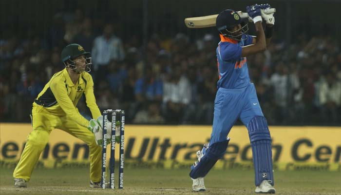 Watch: Brilliant Hardik Pandya destroys Aussie bowlers to help India win series