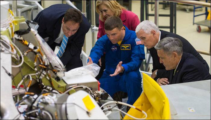Pence to visit NASA centre building deep space mission rocket