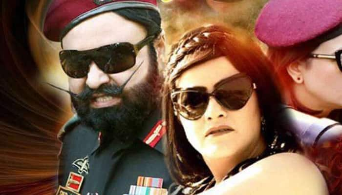 Burqa-clad woman caught on CCTV, cops probe if she&#039;s Honeypreet