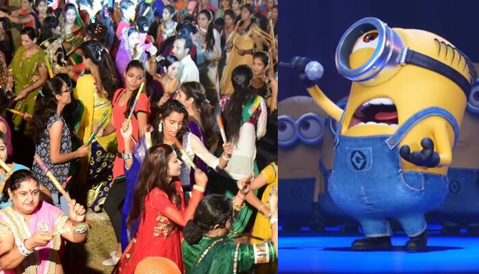 Garba fever: Minions grooving to Sanedo Sanedo is the coolest thing you&#039;ll watch today