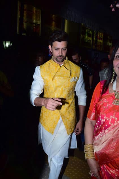 Actor Hrithik Roshan during the celebration of Basanti Chola Diwas - 100th Birth Anniversary Of Bhagat Singh in Mumbai.