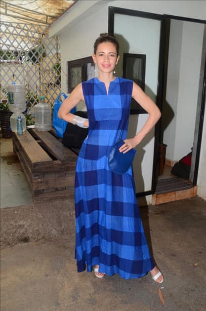 Actress Kalki Koechlin during the trailer launch of film 