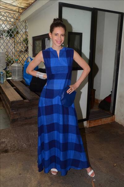 Actress Kalki Koechlin during the trailer launch of film 