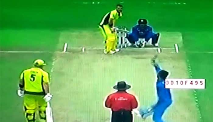 Watch: David Warner hits Axar Patel for huge six, reminds fans of MS Dhoni&#039;s humongous IPL six