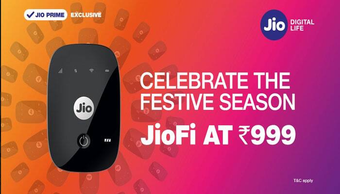 Reliance Jio extends its festive sale offer for 4G wi-fi device, cuts price