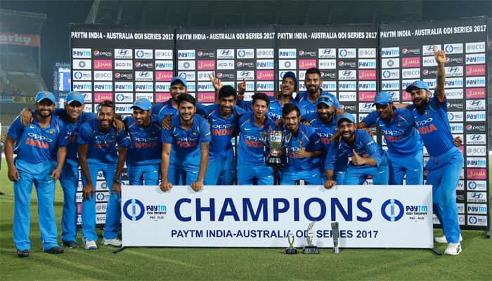 India complete 4-1 humbling of Australia with 7-wicket win, reclaim top spot in ODI rankings