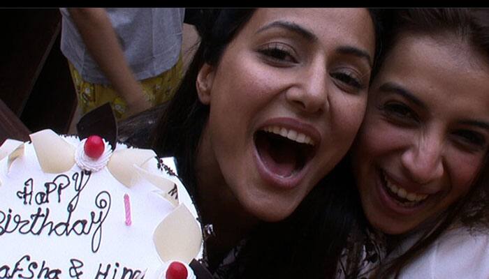 Bigg Boss day 1: Hina Khan and Benafsha Soonawalla&#039;s birthday celebrated in the house 