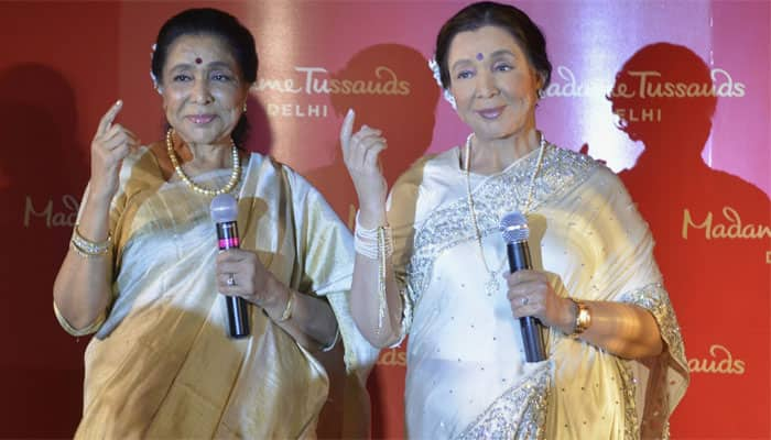 Happy, proud of being immortalised in wax: Asha Bhosle