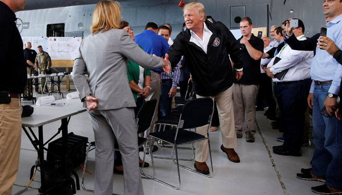 Trump meets victims, responders in hurricane-ravaged Puerto Rico