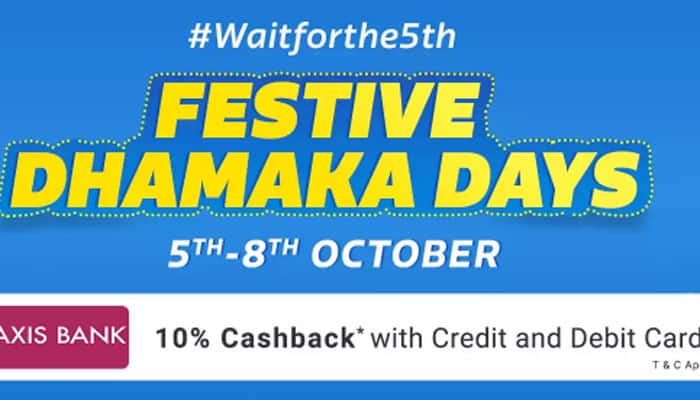 Flipkart&#039;s Festive Dhamaka Days sale starts tomorrow; Amazon&#039;s festive sale likely to have stiff clash