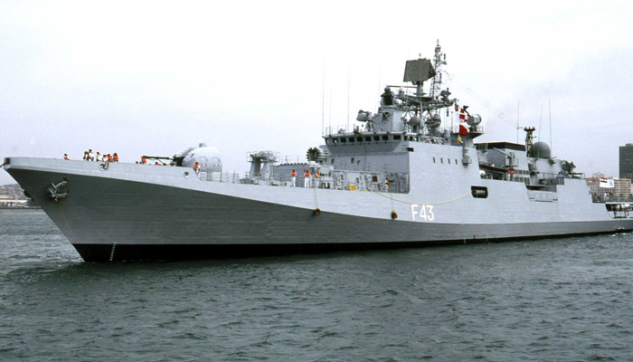 INS Trishul thwarts piracy attempt on Indian ship MV Jag Amar in Gulf of Aden INS Trishul thwarts piracy attempt on Indian ship MV Jag Amar in Gulf of Aden