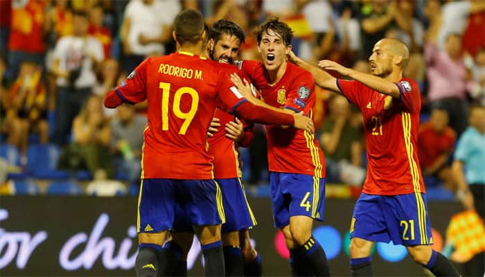 Spain clinch FIFA 2018 World Cup spot with slick win over Albania