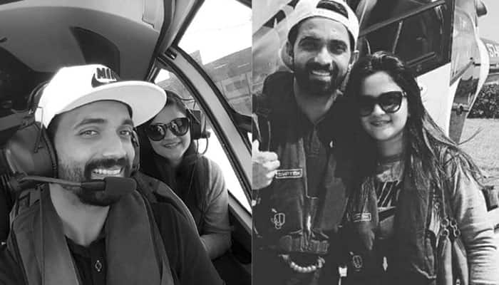 See pics: Axed from India&#039;s T20 squad, Ajinkya Rahane enjoys time off with wife in Seychelles 