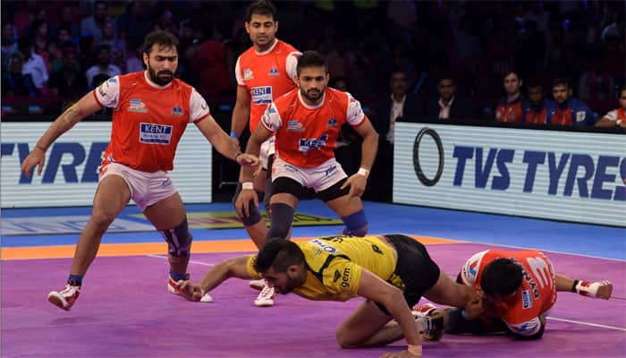 PKL 2017: Haryana Steelers beat Telugu Titans 32-30 in Jaipur thriller