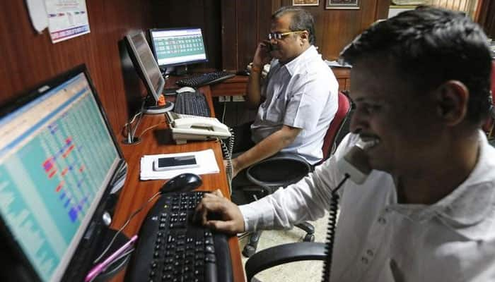 Sensex starts off high, Nifty above 10,000-mark