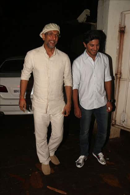 Actor Javed Jaffrey during the screening of film 