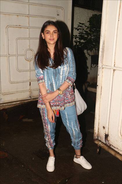 Actress Aditi Rao Hydari during the screening of film 